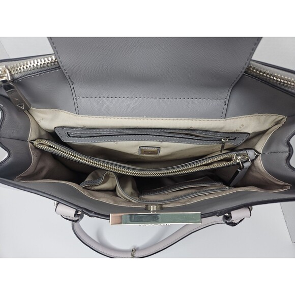 GUESS Cloud Multi Ryann Colorblock Society Carryall Tote Purse Bag Satchel - Picture 5 of 12